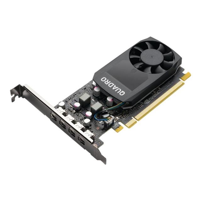 Видео карта PNY NVIDIA Quadro P1000V2, 4GB, GDDR5, 128 bit, 4x mDP