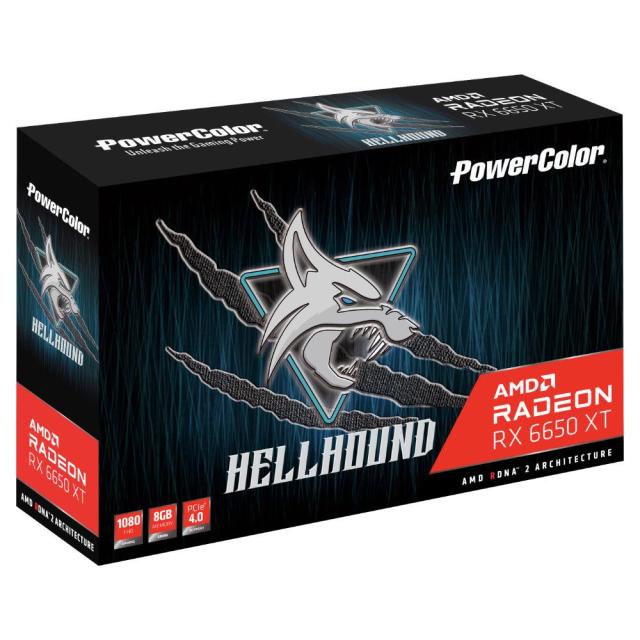 Видеокарта PowerColor HellHound OC Radeon RX 6650 XT 8GB GDDR6
