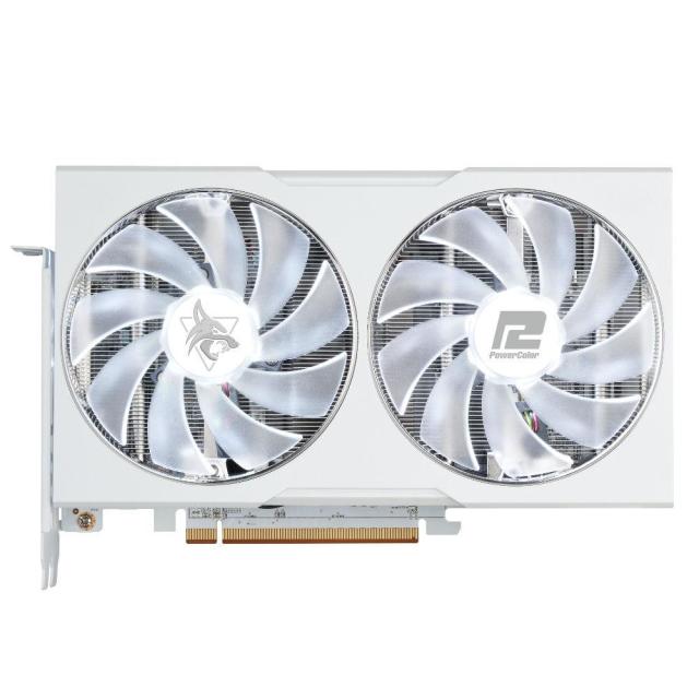 Видеокарта PowerColor HellHound Spectral White OC Radeon RX 6650 XT, 8GB, GDDR6