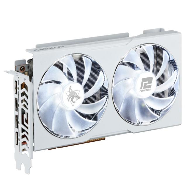 Видеокарта PowerColor HellHound Spectral White OC Radeon RX 6650 XT, 8GB, GDDR6
