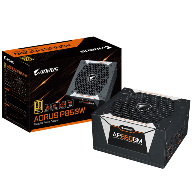 Захранващ блок Gigabyte AORUS P850W 850W 80+ GOLD Modular