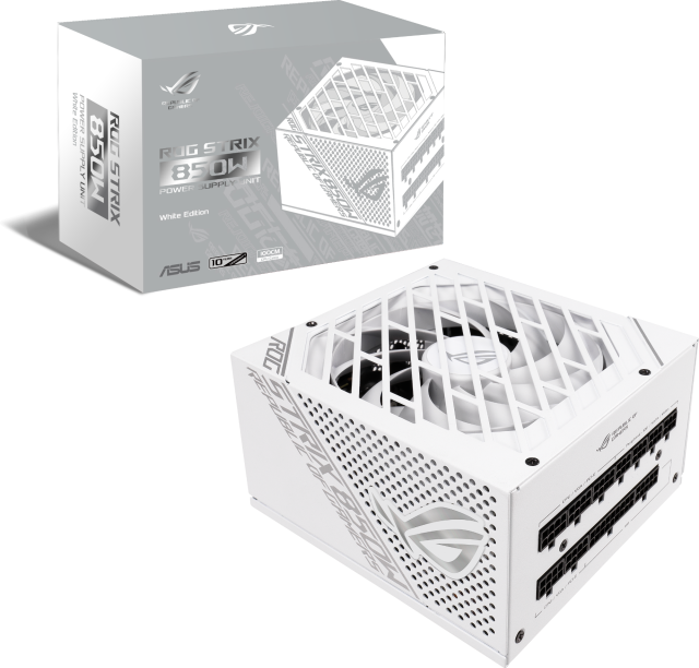 Захранващ блок ASUS ROG STRIX 850W White Edition 80+ Gold, Fully Modular