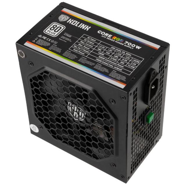 Захранващ блок Kolink Core RGB, 700W, 80 PLUS