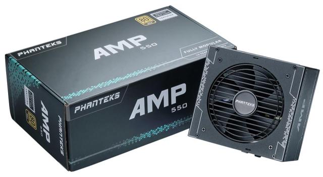 Захранващ блок Phanteks AMP 80 Plus Gold, 550W, Full Modular