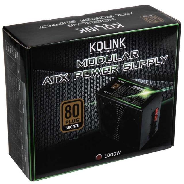 Захранващ блок Kolink KL-1000M 1000W 80 PLUS Bronze, Fully Modular