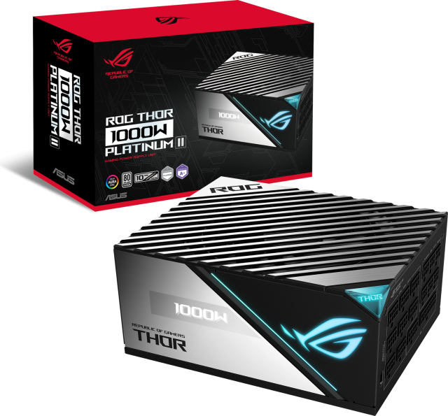 Захранващ блок ASUS ROG THOR 1000W Platinum II, 80+ Platinum