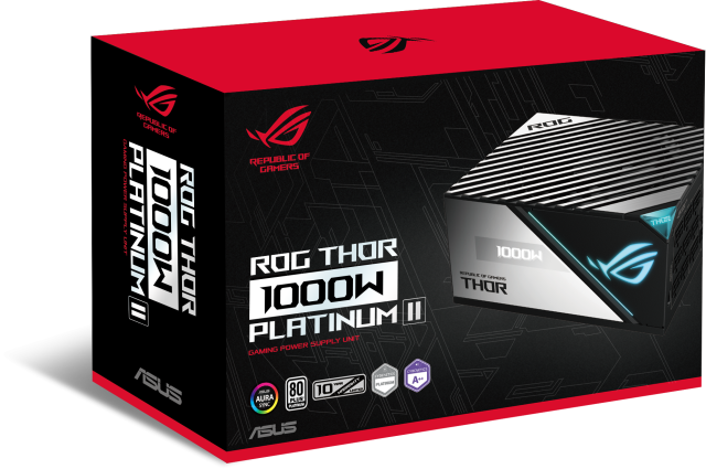 Захранващ блок ASUS ROG THOR 1000W Platinum II, 80+ Platinum