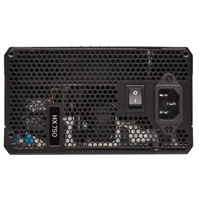 Захранващ блок Corsair HX750, 80+ PLATINUM 750W, Fully Modular