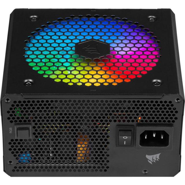 Захранващ блок Corsair CX750F RGB, 80+ BRONZE 750W, Fully Modular