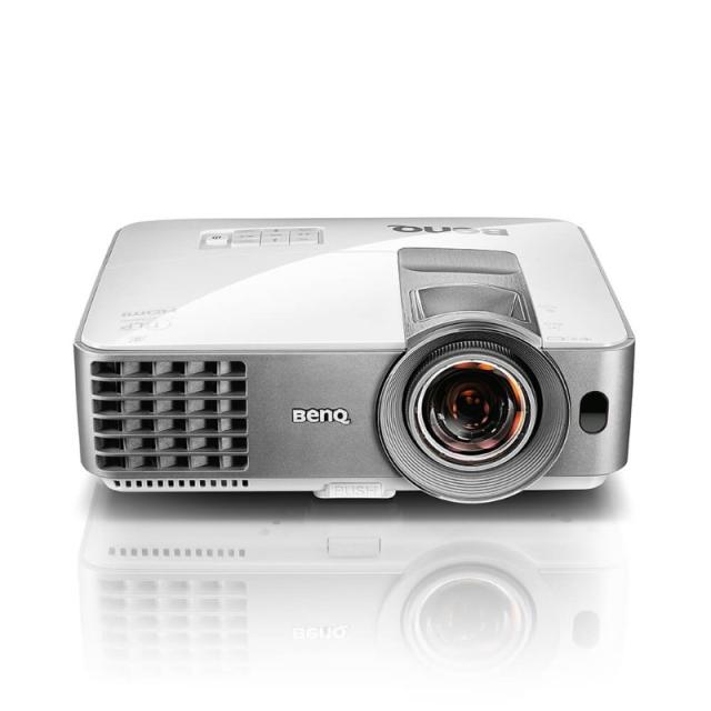 Мултимедиен проектор BenQ MS630ST, Short Throw, DLP, SVGA (800x600), 13000:1, 3200 ANSI lumens, Zoom 1.2x, Glass Lenses, Infographic Mode, Auto Vertical Keystone, VGA, 2xHDMI, S-Video, RCA, USB Type A, Audio in/out, Audio L/R in RCA, RS232, Speaker 1