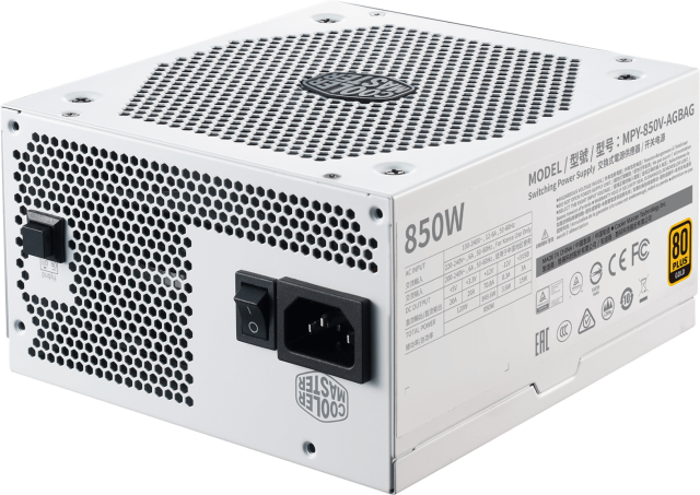 Захранващ блок Cooler Master V850 Gold - V2 (White Edition), Full Modular