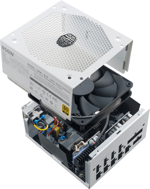 Захранващ блок Cooler Master V850 Gold - V2 (White Edition), Full Modular
