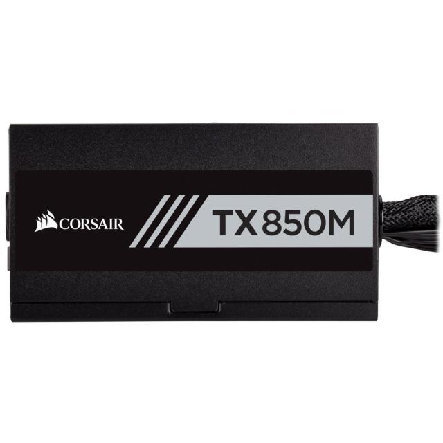 Захранващ блок Corsair TX850m, 80+ GOLD 850W, Semi Modular