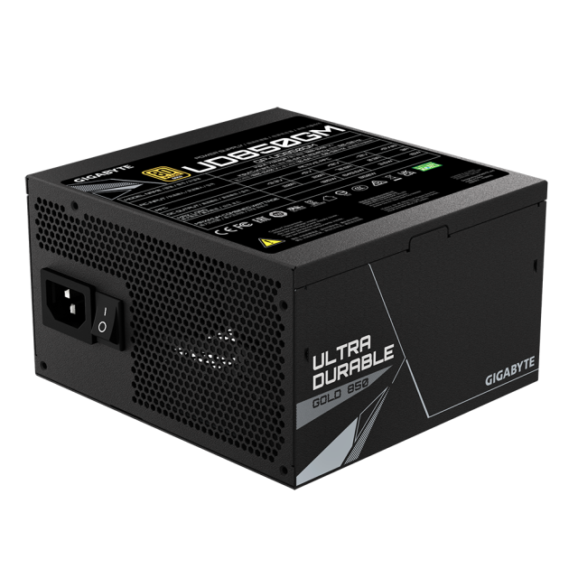 Захранващ блок Gigabyte UD850GM, 850W, 80+ GOLD, Modular