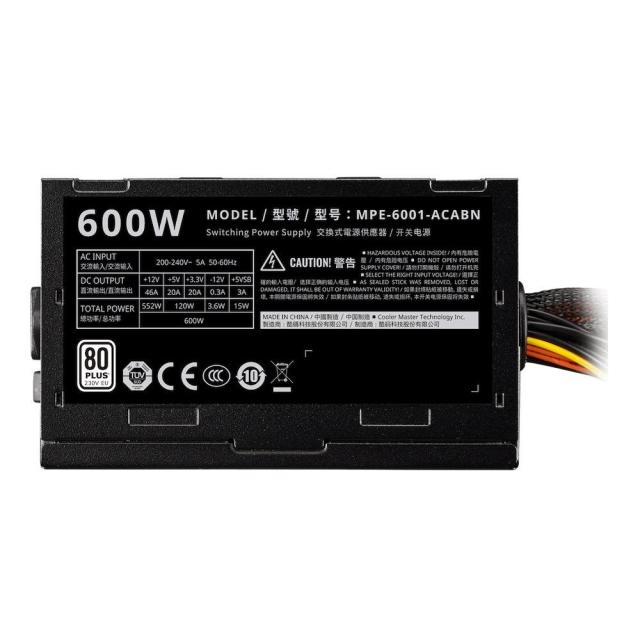Захранващ блок Cooler Master Elite 600W 230V - V4