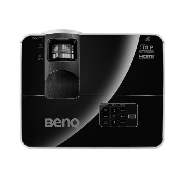 Мултимедиен проектор BenQ MX631ST, Short Throw, DLP, XGA (1024x768), 13000:1, 3200 ANSI lumens, Zoom 1.2x, 55" 1m, Auto Vertical Keystone, VGA, 2xHDMI, S-Video, RCA, USB Type A 1.5A, Audio in/out, Audio L/R in RCA, RS232, Speaker 10W, Up To 10000 hr.