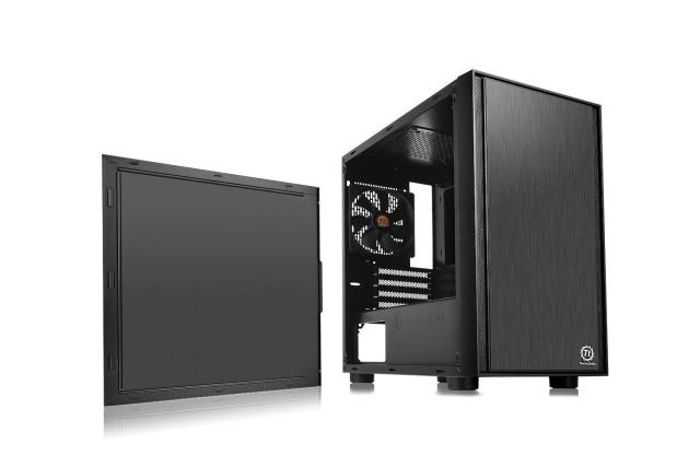 Кутия THERMALTAKE Versa H17 Black, Micro Tower, Черна