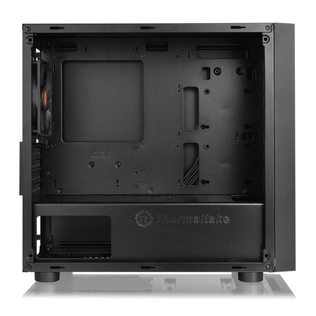 Кутия THERMALTAKE Versa H17 Black, Micro Tower, Черна