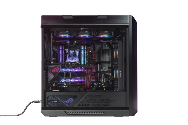 Кутия ASUS ROG Strix Helios GX601 Black, Aura Sync ARGB, ATX/EATX Mid-Tower 