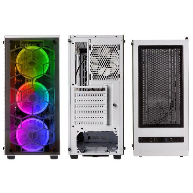 Кутия Kolink Observatory RGB TG Mid-Tower, Бял, GEKL-037