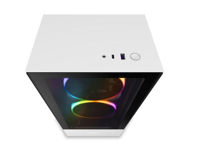 Кутия NZXT H510i Elite Smart Matte Mid-Tower, White