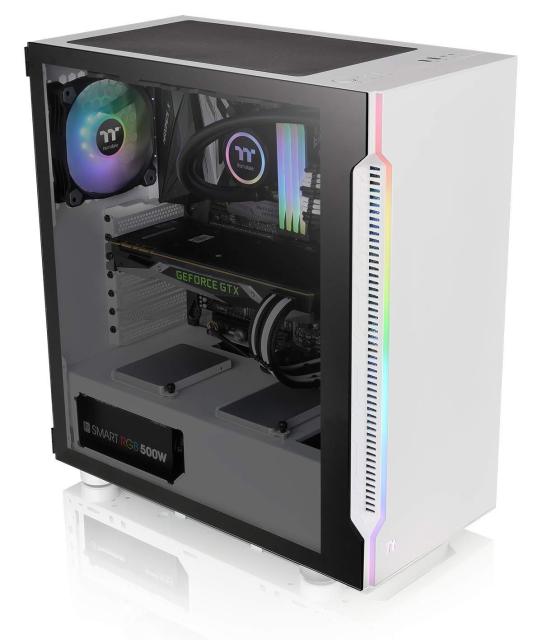 Кутия Thermaltake H200 TG Snow RGB ATX Mid Tower