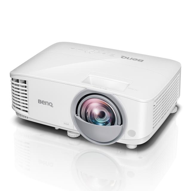 Мултимедиен проектор BenQ MX808ST, Short Throw, DLP, XGA(1024x768), 12 000:1, 3000 ANSI Lumens, VGA, HDMI, USB(typeA), Speaker, Optional interactive kit(PW02/PT12), 3D Ready