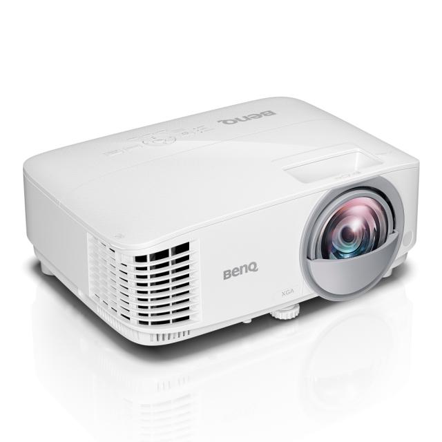 Мултимедиен проектор BenQ MX808ST, Short Throw, DLP, XGA(1024x768), 12 000:1, 3000 ANSI Lumens, VGA, HDMI, USB(typeA), Speaker, Optional interactive kit(PW02/PT12), 3D Ready