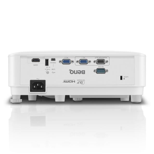 Мултимедиен проектор BenQ MX808ST, Short Throw, DLP, XGA(1024x768), 12 000:1, 3000 ANSI Lumens, VGA, HDMI, USB(typeA), Speaker, Optional interactive kit(PW02/PT12), 3D Ready