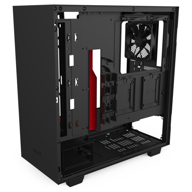 Кутия NZXT H510 Matte Black/Red