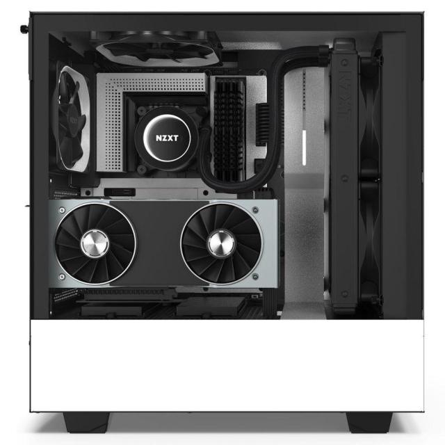 Кутия NZXT H510i Matte White/Black