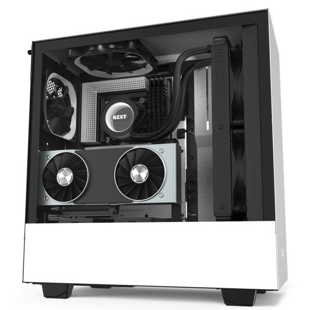 Кутия NZXT H510i Matte White/Black