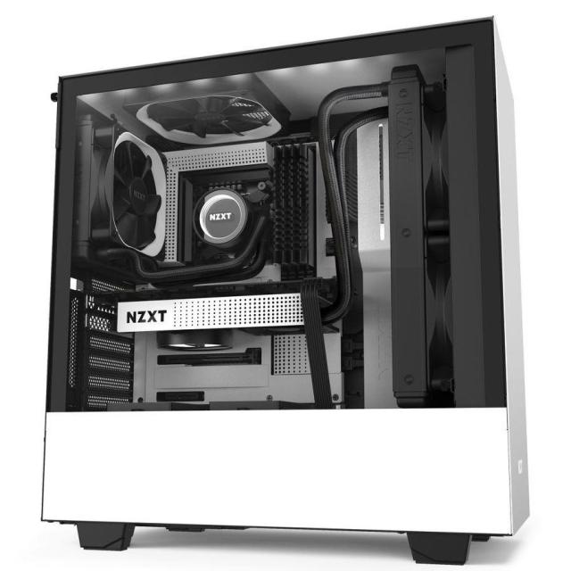Кутия NZXT H510i Matte White/Black