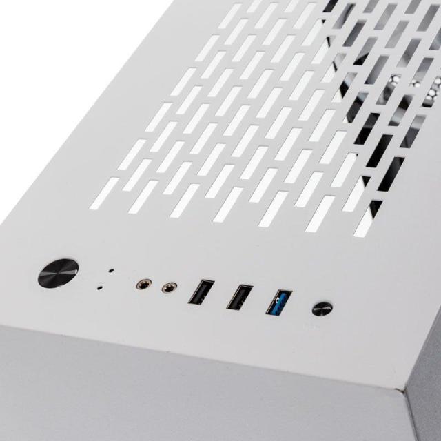 Кутия Kolink Bastion RGB TG Mid-tower White