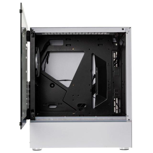 Кутия Kolink Bastion RGB TG Mid-tower White