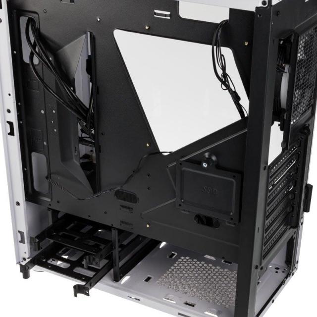 Кутия Kolink Bastion RGB TG Mid-tower White