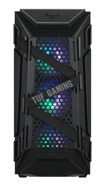 Кутия ASUS TUF GAMING GT301, ARGB FAN, 1 x Headphone, 1 x Microphone, 2 x USB 3.1, LED Control Button, ATX