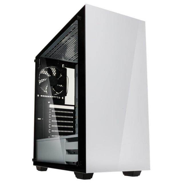 Кутия Kolink Stronghold White TG, Mid-Tower, Бял, GEKL-041