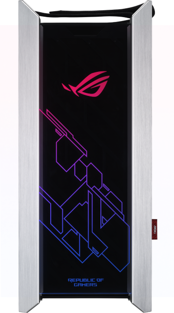 Кутия ASUS ROG Strix Helios White Edition GX601 Aura Sync RGB, ATX/EATX Mid-Tower 