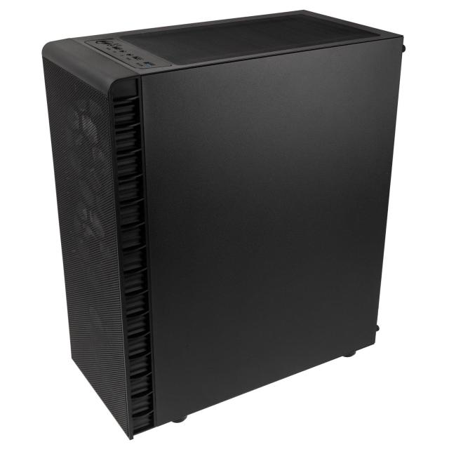 Кутия Kolink Observatory Lite Mesh RGB Mid-Tower, Черен