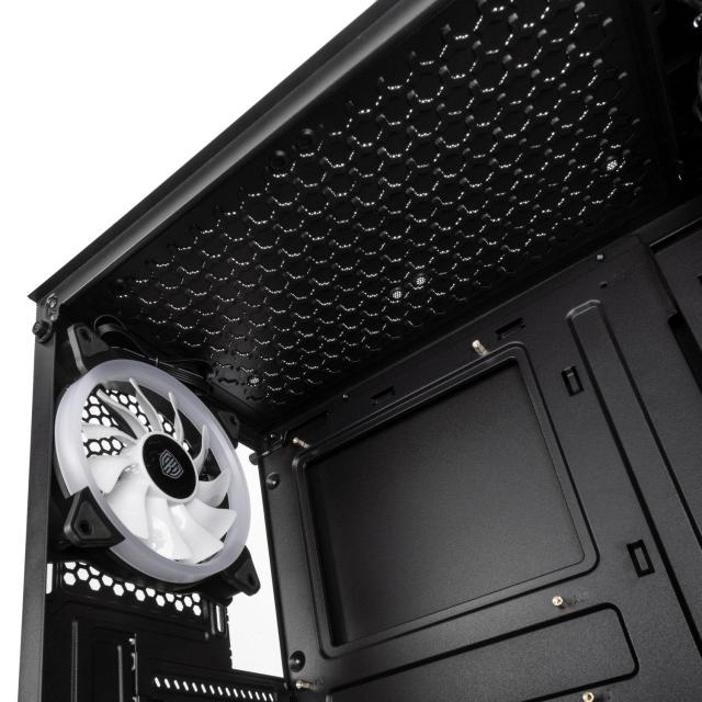 Кутия Kolink Observatory Lite Mesh RGB Mid-Tower, Черен