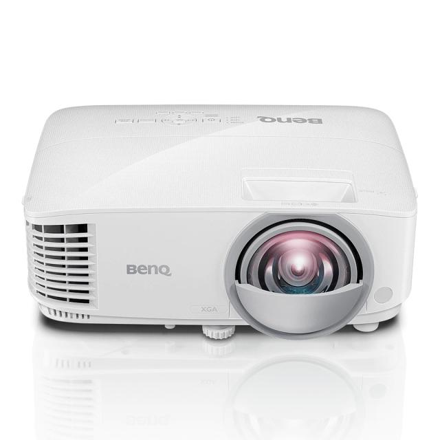 Мултимедиен проектор BenQ MX825ST Short Throw, DLP, XGA (1024x768), 12 000:1, 3300 ANSI Lumens,VGA, HDMI, USB, LAN(RJ45), Speaker, Optional Interactive Kit (PW02/PT12), 3D Ready