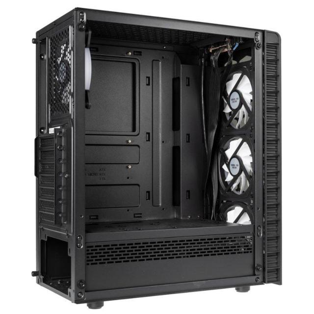 Кутия Kolink Observatory Lite RGB Mid-Tower, Черен