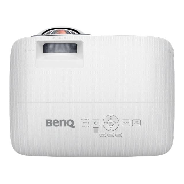Мултимедиен проектор BenQ MX825STH, Short Throw, 81"@1m, XGA 1024X768, 3500 AL, 20000:1, VGA, RCA, S-Video, 2xHDMI, Audio In/Out, Speaker 10W, USB (Type A) x1, LAN (RJ45) x1, 2.6 Kg, IEC62368, Optional interactive kit(PW02/PT12)