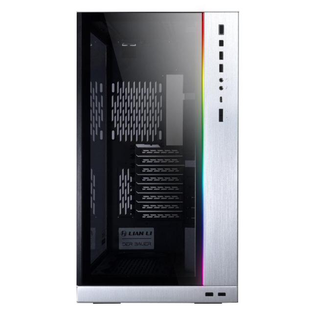 Кутия Lian Li PC-O11 Dynamic XL ROG Certified Mid-Tower, Tempered Glass, Сив