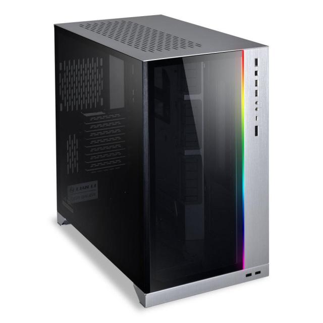 Кутия Lian Li PC-O11 Dynamic XL ROG Certified Mid-Tower, Tempered Glass, Сив