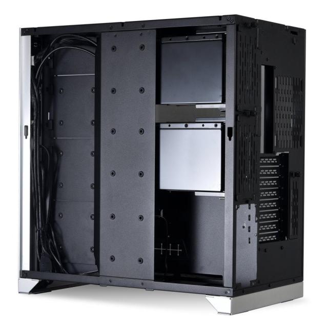 Кутия Lian Li PC-O11 Dynamic XL ROG Certified Mid-Tower, Tempered Glass, Сив