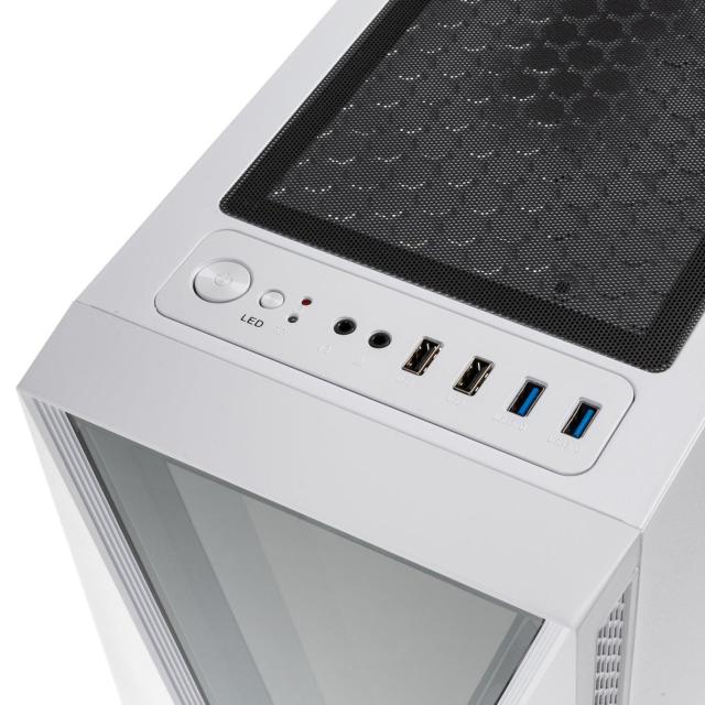 Кутия Kolink Void RGB TG Midi-Tower White Window ATX