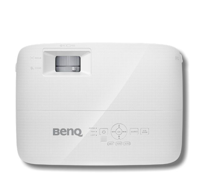 Мултимедиен проектор BenQ MW550, DLP, WXGA (1280x800), Business Projector, 20 000:1, 3600 ANSI Lumens, Zoom 1.1x, Vertical Keystone, Lampsave 15000 hours, VGA, HDMI x2, RCA, Audio in, Audio out, S-Video, VGA out, Speaker 2W, 3D Ready, 2.3 kg