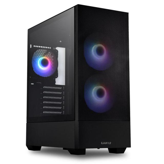 Кутия Lian Li LANCOOL 205 Mesh Mid-Tower, Tempered Glass, Черно